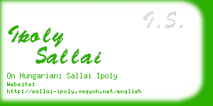 ipoly sallai business card
